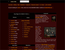 Tablet Screenshot of diablo2.diablowiki.net